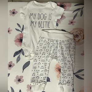 Rae Dunn Baby My Dog is My Bestie set